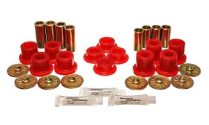 Dodge Viper Control Arm Bushing Set - Front - Energy Suspension - Hyper-Flex Performance Polyurethane - Red - `92-`02